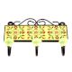  Yellow Red Floral Tiles Hooks